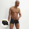 Lot De 3 Boxers Noir-Bleu Marin Et Noir-Jaune Safran Mix And Colors 2 Lot De 3 Boxers Noir-Bleu Marin Et Noir-Jaune Safran Mix And Colors -Offres DIM Boutique D005DT3 8VZ 01