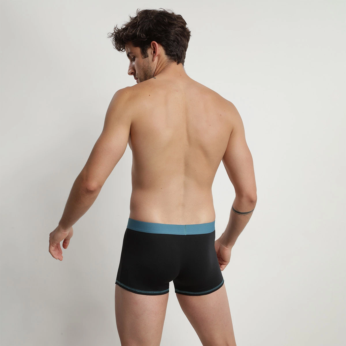 Lot 3 Boxers Coton Ceinture Colorée Noir Vert Violet Mix And Colors 6 Lot 3 Boxers Coton Ceinture Colorée Noir Vert Violet Mix And Colors – Image 4