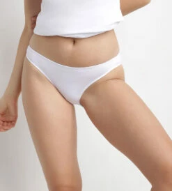 Slip Blanc EcoDIM Confort En Coton
