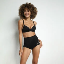 Culotte Haute Noire Diam's Control Modern 11 Culotte Haute Noire Diam's Control Modern -Offres DIM Boutique D00IVC1 0HZ 03