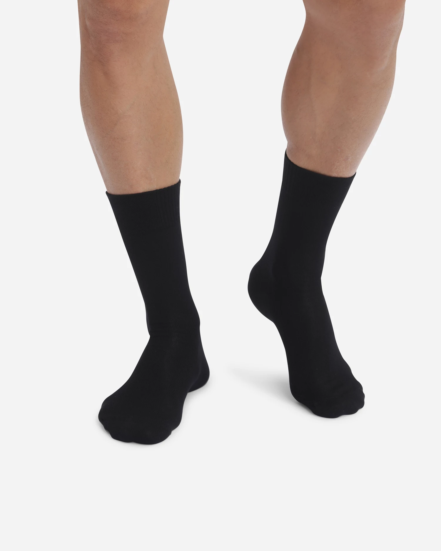 Lot De 2 Paires De Chaussettes Noires Homme - Bambou 4 Lot De 2 Paires De Chaussettes Noires Homme - Bambou – Image 2