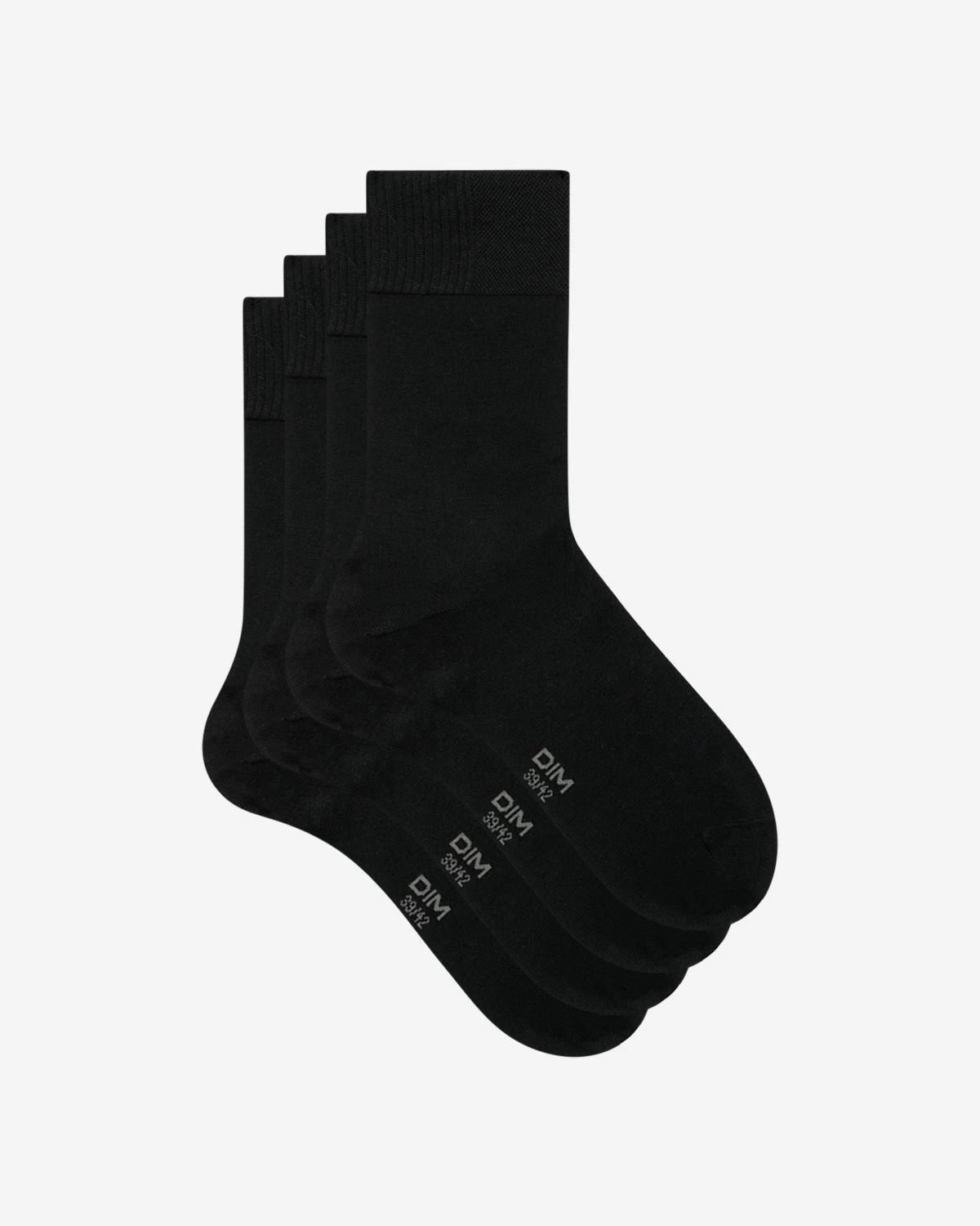 Lot De 2 Paires De Chaussettes Noires Homme - Bambou 5 Lot De 2 Paires De Chaussettes Noires Homme - Bambou – Image 3