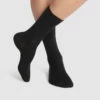 Chaussettes Noires Homme En Laine -Offres DIM Boutique D019VM1 0HZ 01