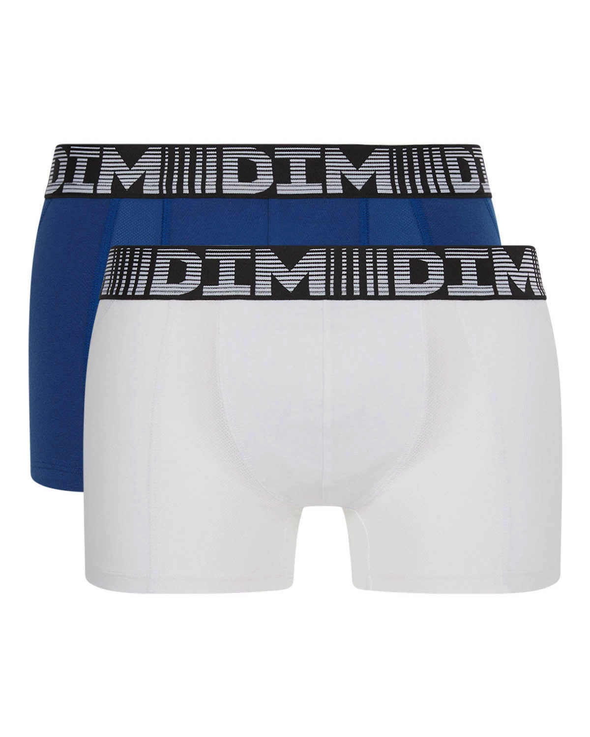 Lot De 2 Boxers Homme Respirants Bleu Acier Blanc 3D Flex Air 5 Lot De 2 Boxers Homme Respirants Bleu Acier Blanc 3D Flex Air â Image 3