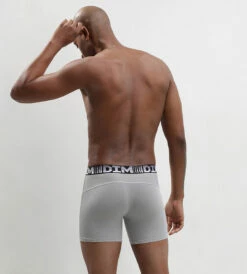 Lot De 2 Boxers Longs Homme Respirants Noir Gris 3D Flex Air 9 Lot De 2 Boxers Longs Homme Respirants Noir Gris 3D Flex Air -Offres DIM Boutique D01N2G2 9LU 03