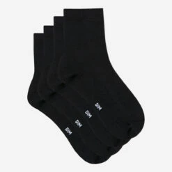 Lot De 2 Mi-chaussettes Noires Seconde Peau Femme -Offres DIM Boutique D025UM2 0HZ 02