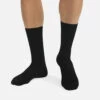 Lot De 2 Chaussettes Noires En Fil D'Ecosse Homme -Offres DIM Boutique D026JM2 0HZ 01