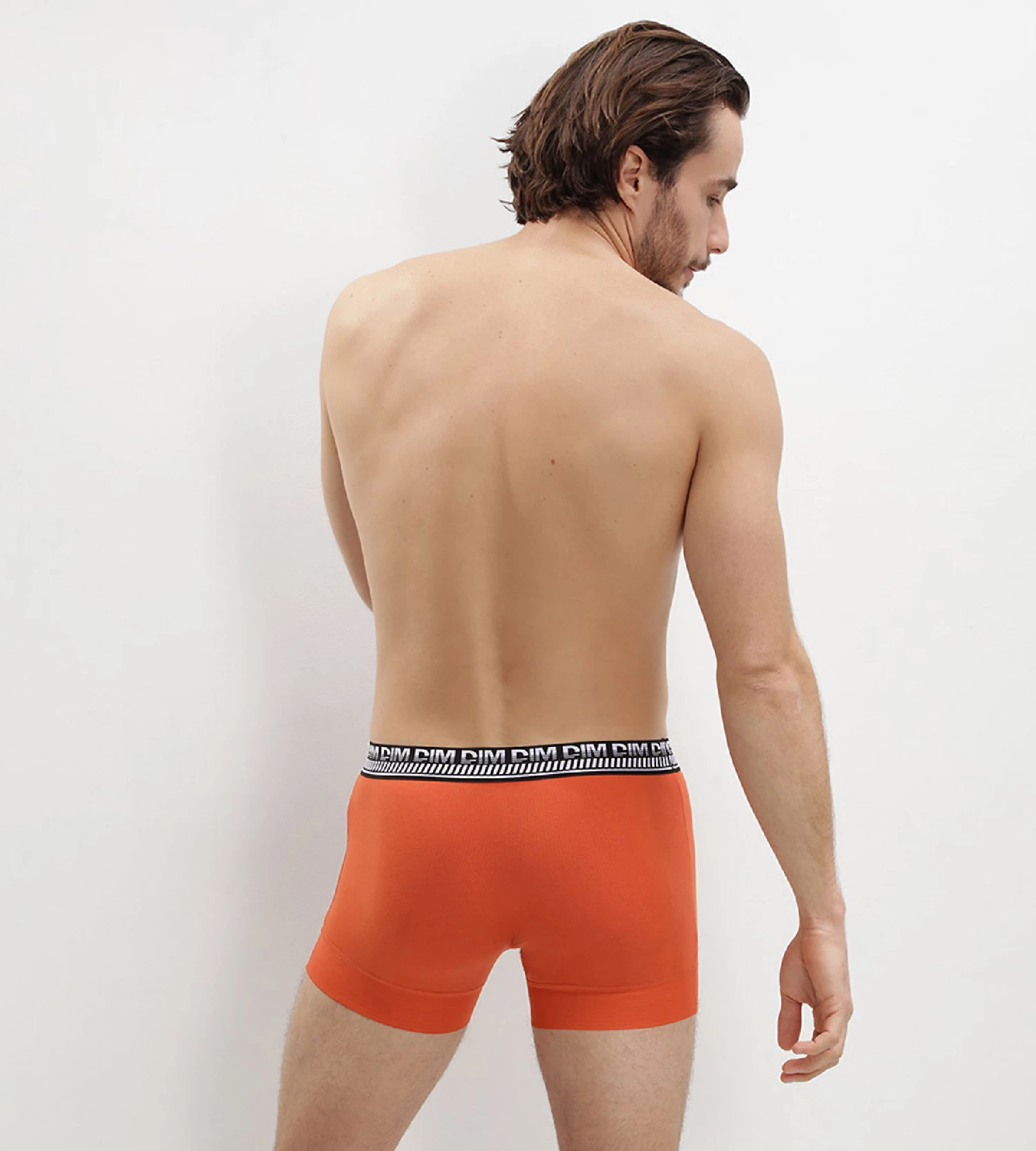 Lot De 2 Boxers Homme En Coton Extensible Bleu Orange Stay And Fit 6 Lot De 2 Boxers Homme En Coton Extensible Bleu Orange Stay And Fit – Image 4