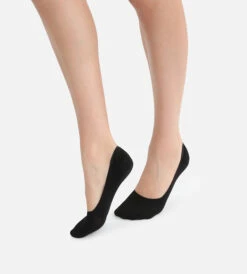 Lot De 2 Paires De Protège-pieds Noirs En Coton Femme 6 Lot De 2 Paires De Protège-pieds Noirs En Coton Femme -Offres DIM Boutique D03NWM2 0HZ 01 1
