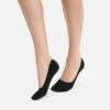 Lot De 2 Paires De Protège-pieds Noirs En Coton Femme -Offres DIM Boutique D03NWM2 0HZ 01
