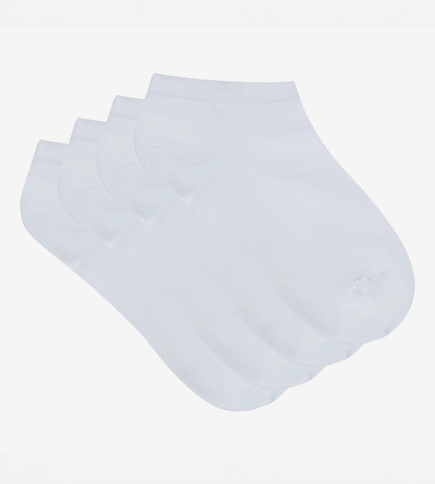 Lot De 2 Socquettes Invisibles Blanches Light Coton Femme 5 Lot De 2 Socquettes Invisibles Blanches Light Coton Femme – Image 3
