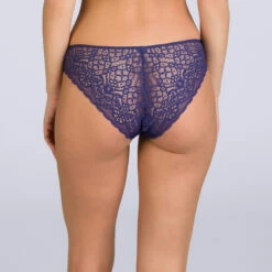 Slip Bleu Indigo Sublim Dentelle -Offres DIM Boutique D03ZWC1 36V 02