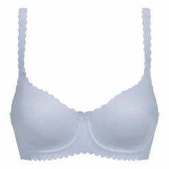 Soutien-gorge Corbeille à Armatures En Microfibre Bleu Lin Body Touch -Offres DIM Boutique D040AC1 A8J 05