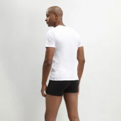 Lot De 2 T-shirts Col Rond X-TEMPS® Blancs -Offres DIM Boutique D040WP2 0HY 02