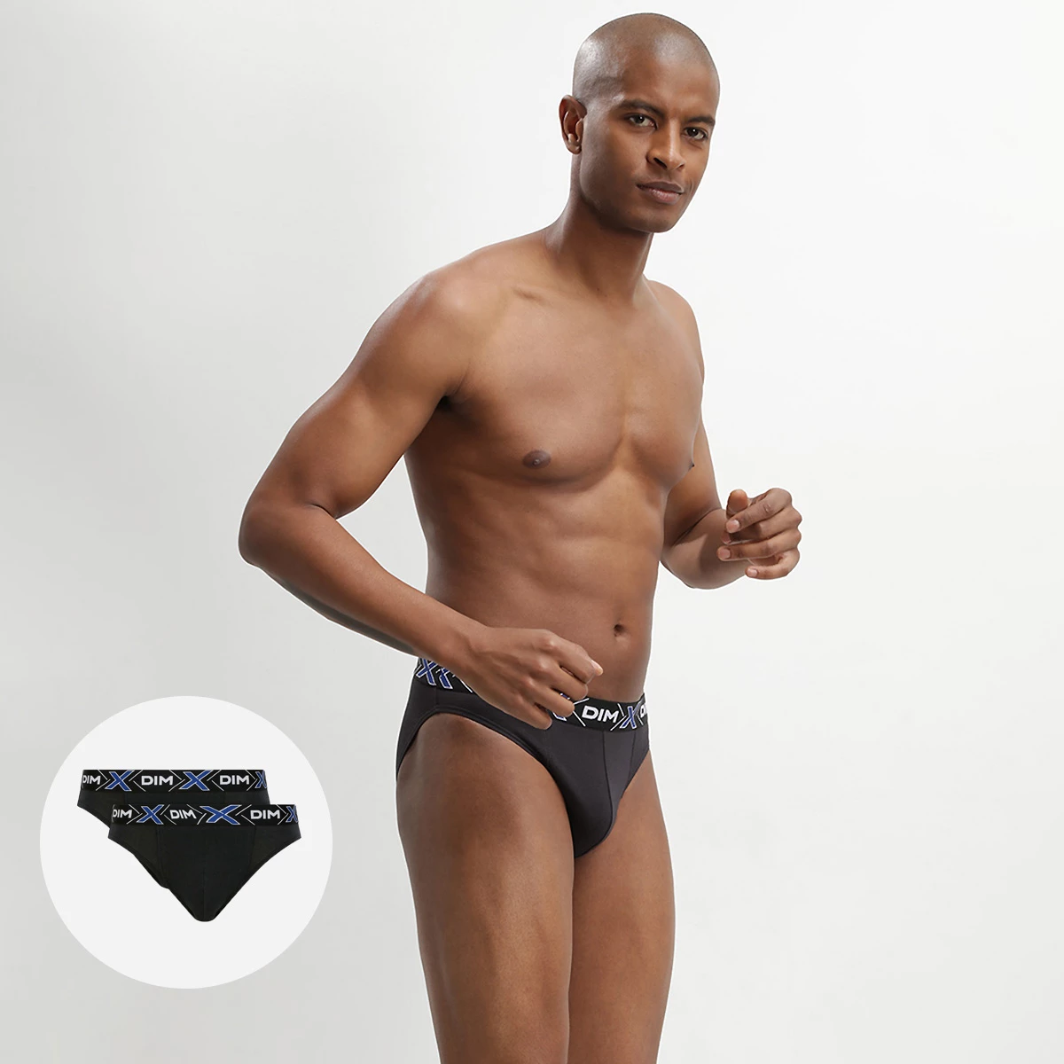 Lot De 2 Slips Noirs X-TEMP® En Coton Stretch 3 Lot De 2 Slips Noirs X-TEMP® En Coton Stretch