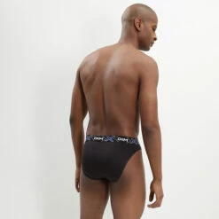 Lot De 2 Slips Noirs X-TEMP® En Coton Stretch 9 Lot De 2 Slips Noirs X-TEMP® En Coton Stretch -Offres DIM Boutique D041AT2 0HZ 03