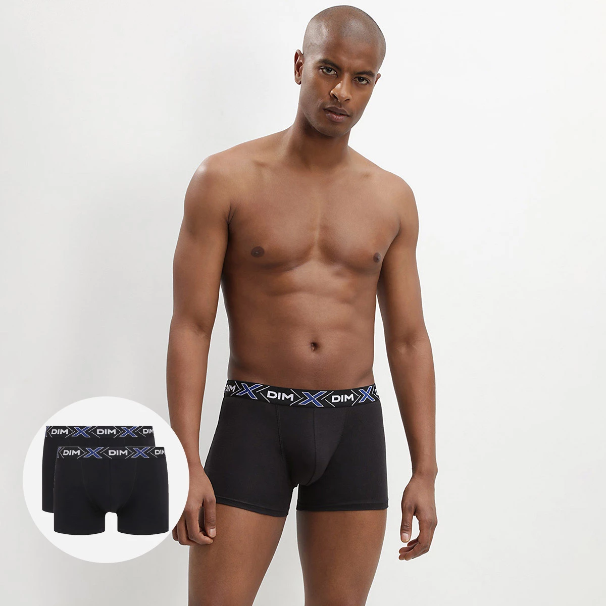 Lot De 2 Boxers Noirs X-TEMP® En Coton Stretch 3 Lot De 2 Boxers Noirs X-TEMP® En Coton Stretch