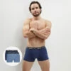 Lot De 2 Boxers X-TEMP® Bleu Jean, Bleu Eclipse En Coton Stretch -Offres DIM Boutique D041BT2 8NX 01