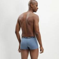 Lot De 3 Boxers X-TEMP® Bleu Eclipse, Bleu Jean, Bleu Noir En Coton -Offres DIM Boutique D041BT3 8UW 03