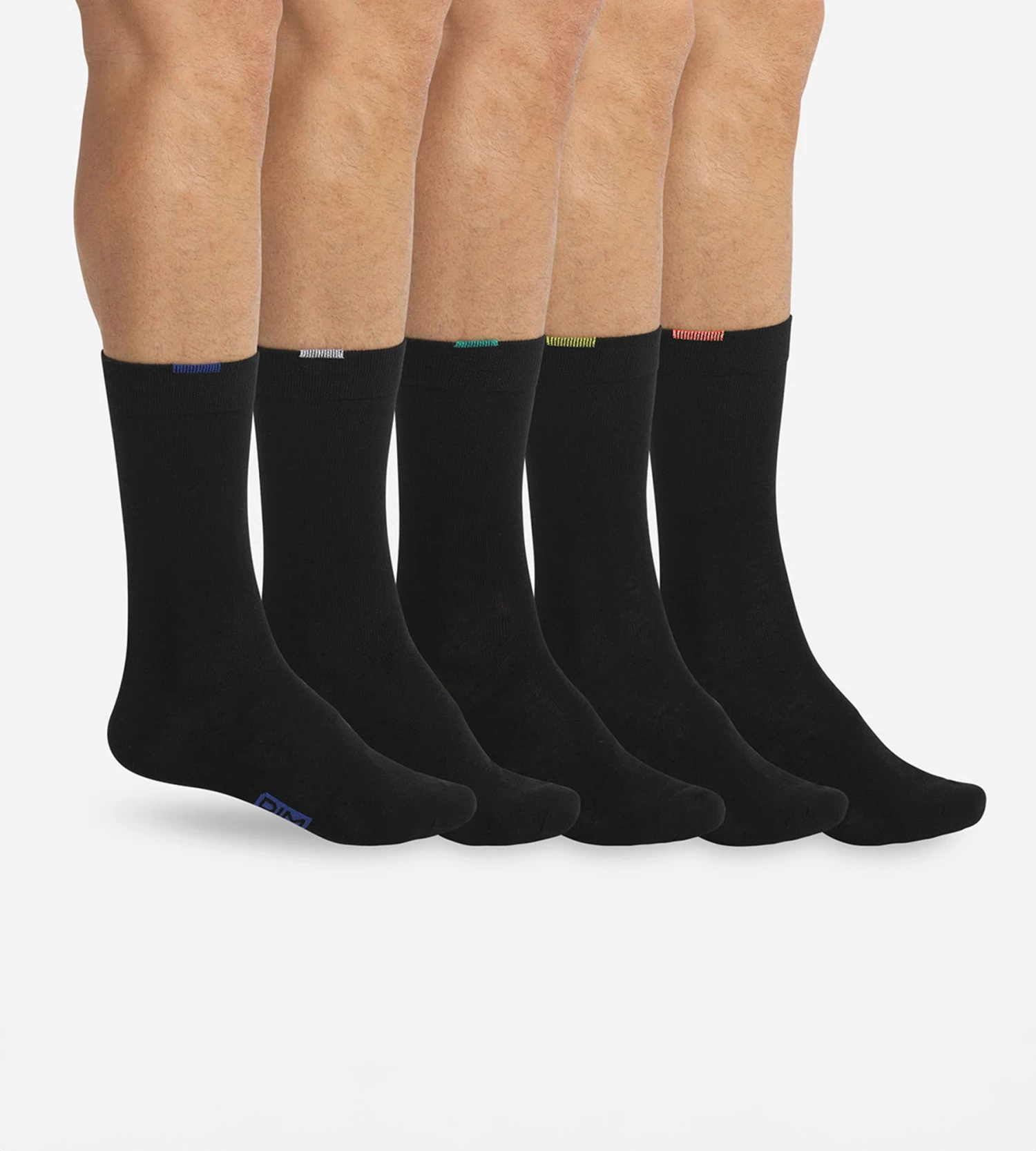 Lot De 5 Paires Chaussettes Noires EcoDIM Homme 4 Lot De 5 Paires Chaussettes Noires EcoDIM Homme â Image 2