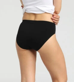 Lot De 2 Culottes Microfibre Sans Coutures Noir Et Blanc Les Pockets Eco -Offres DIM Boutique D05E0P2 86G 02