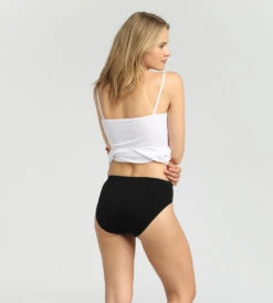 Lot De 2 Culottes Microfibre Sans Coutures Noir Et Blanc Les Pockets Eco -Offres DIM Boutique D05E0P2 86G 04