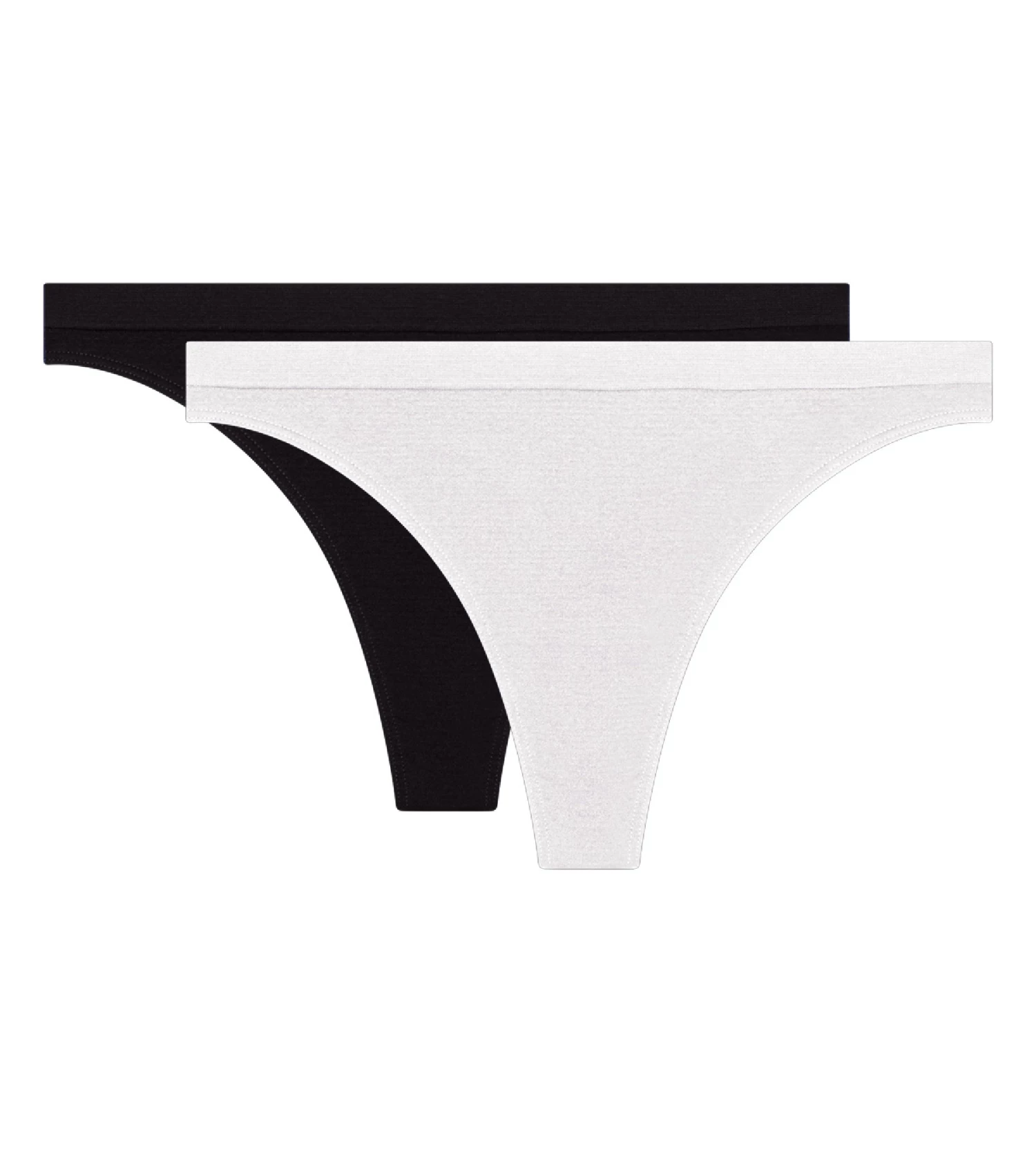 Lot De 2 Strings Microfibre Sans Coutures Noir Et Blanc Les Pockets EcoDim 8 Lot De 2 Strings Microfibre Sans Coutures Noir Et Blanc Les Pockets EcoDim â Image 6