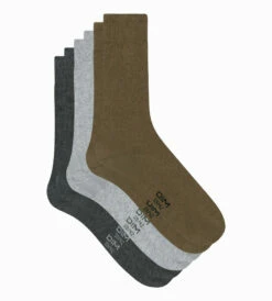 Lot De 3 Paires De Chaussettes Homme Gris Kaki Dim Basic Coton -Offres DIM Boutique D05U8W3 AP3 02
