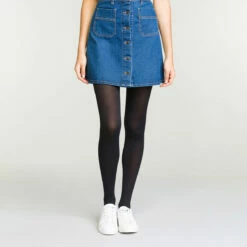 Devant 39 Collant Noir Pour Femme Bio Polyamide Recyclé Green By Dim 60 Deniers