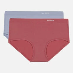 Lot De 2 Shorties Seconde Peau En Coton Et Nylon Rose Bleu Oh My Dim’s -Offres DIM Boutique D06W7M2 ALT 05