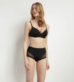 Soutien-Gorge Noir Push-Up En Microfibre Sans Armatures InvisiFree -Offres DIM Boutique D07HEC1 0HZ 03