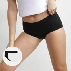 Lot De 2 Boxers Femme Noir Et Blanc - Les Pockets -Offres DIM Boutique D07KRP2 86G 01 1