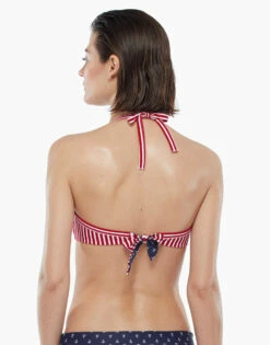 Haut De Maillot De Bain Réversible Sans Armatures à Rayures Rouges 10 Haut De Maillot De Bain Réversible Sans Armatures à Rayures Rouges -Offres DIM Boutique D07OIPA 9YB 02