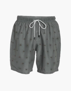 Short De Bain Long Gris à Imprimé Voiture -Offres DIM Boutique D07V0PA 9XP 06