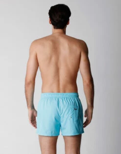 Maillot De Bain Court Pour Homme Bleu Avec Imprimé Vagues 9 Maillot De Bain Court Pour Homme Bleu Avec Imprimé Vagues -Offres DIM Boutique D07VAPA AG1 02