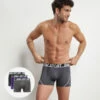 Lot De 3 Boxers Homme Microfibre Thermoregulatrice Violet Dim Sport -Offres DIM Boutique D08EWG3 A9M 01