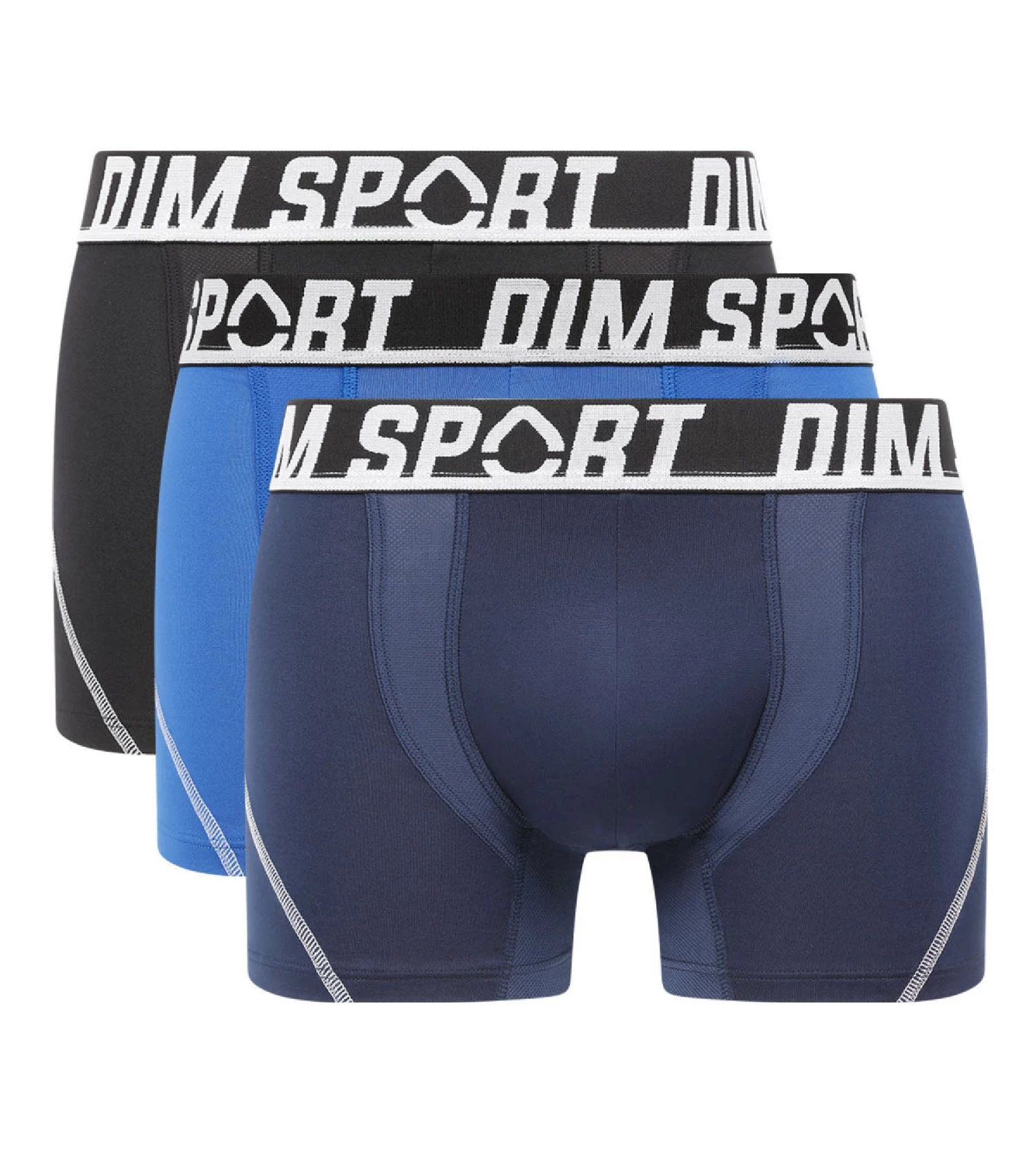 Lot De 3 Boxers Homme Microfibre Thermoregulatrice Bleu Dim Sport 6 Lot De 3 Boxers Homme Microfibre Thermoregulatrice Bleu Dim Sport – Image 4