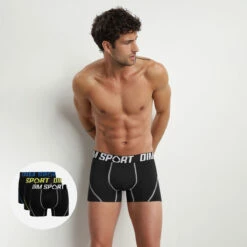 Lot De 3 Boxers Homme Coton à Thermoregulation Active Noir Dim Sport 6 Lot De 3 Boxers Homme Coton à Thermoregulation Active Noir Dim Sport -Offres DIM Boutique D08EXG3 0HZ 01 1