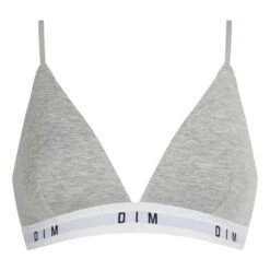 Soutien-Gorge Triangle Gris Chiné Sans Armatures Femme DIM Originals -Offres DIM Boutique D08T9C1 2NZ 05