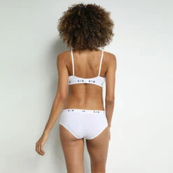 Shorty Femme En Coton Stretch Ceinture Rétro Blanc DIM Originals 12 Shorty Femme En Coton Stretch Ceinture Rétro Blanc DIM Originals -Offres DIM Boutique D08TAC1 0HY 04