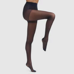 Collant Transparent Bleu Marine Perfect Contention De Dim 25D