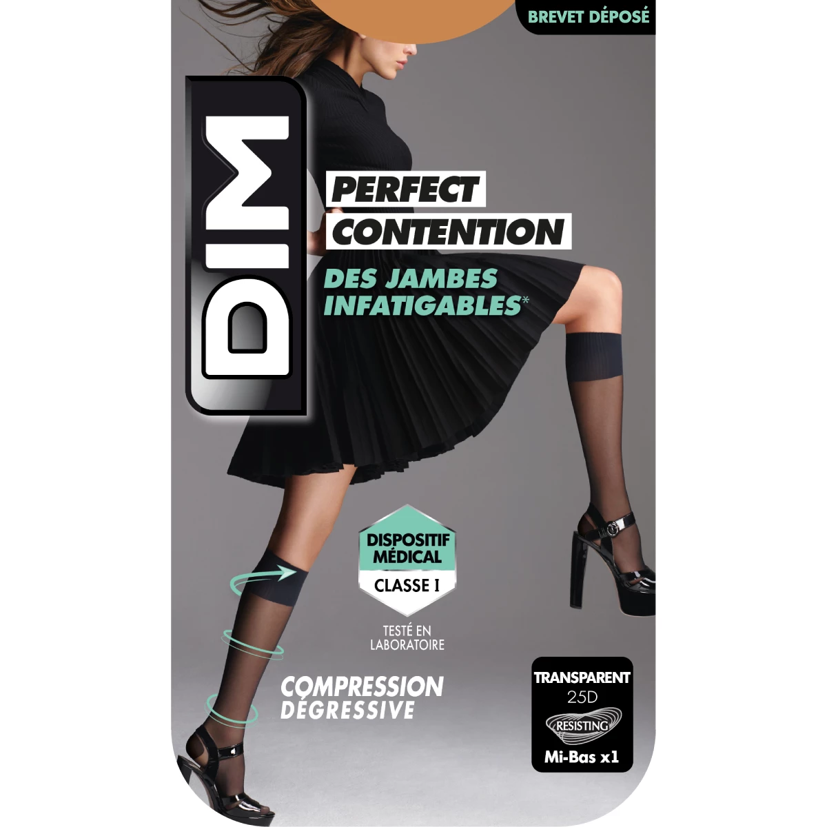 Mi-bas Transparents Gazelle De Contention Femme Perfect Contention 5 Mi-bas Transparents Gazelle De Contention Femme Perfect Contention – Image 3