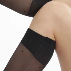 Mi-Bas Fantaisie Noir De Contention Pour Femme Perfect Contention -Offres DIM Boutique D08WVE1 0HZ 02