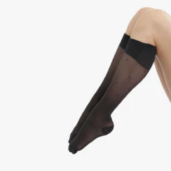 Mi-Bas Fantaisie Noir De Contention Pour Femme Perfect Contention -Offres DIM Boutique D08WVE1 0HZ 03