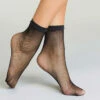 Socquettes Noires En Résille Pour Femme Style -Offres DIM Boutique D08ZDM1 0HZ 01