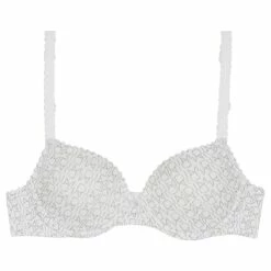 Soutien-gorge Fille à Armatures Blanc Imprimé Logo Dim Touch