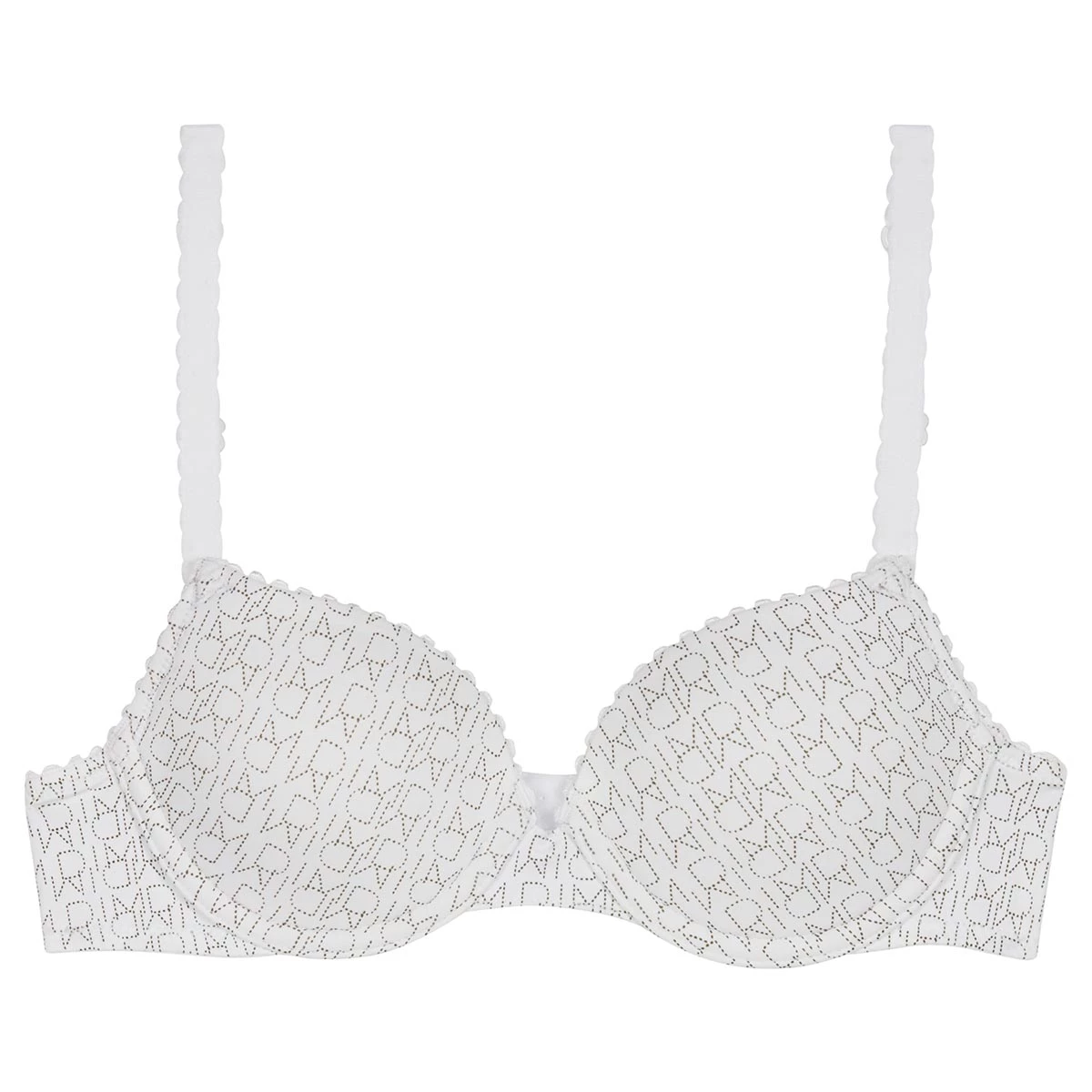 Soutien-gorge Fille à Armatures Blanc Imprimé Logo Dim Touch 3 Soutien-gorge Fille à Armatures Blanc Imprimé Logo Dim Touch