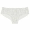 Shorty Blanc Fille Imprimé Logo Dim Touch -Offres DIM Boutique D092TC1 0HY 01 ghost