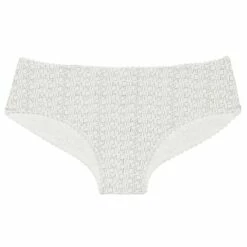 Devant 15 Shorty Blanc Fille Imprimé Logo Dim Touch