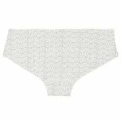 Shorty Blanc Fille Imprimé Logo Dim Touch -Offres DIM Boutique D092TC1 0HY 02 ghost back